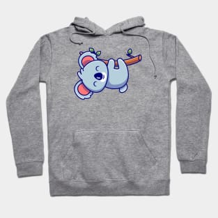 Cute Koala Hanging On Tree (2) Hoodie